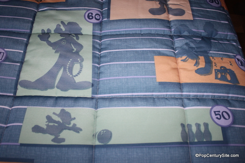 pop century bedspread -- donald graphic