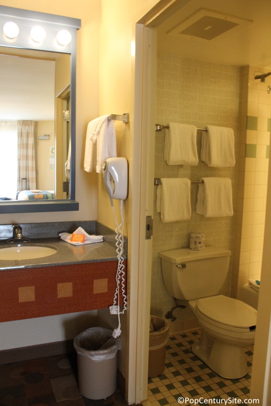 Pop Bathroom Sink Area and Bathroom