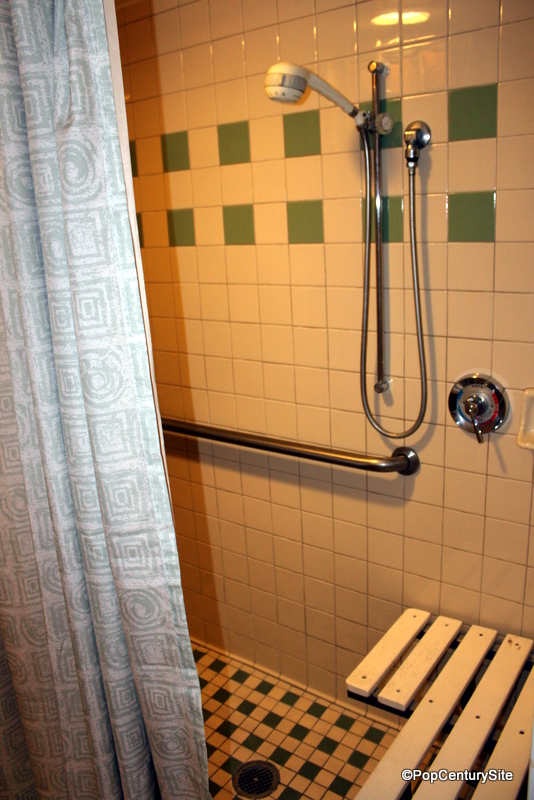 Pop century hadicapped bathroom shower