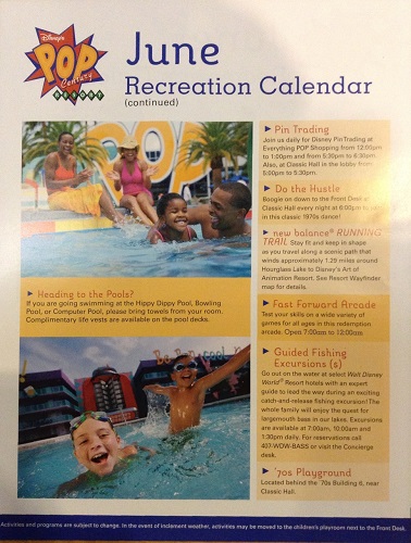 June 2014 Activity Sheet