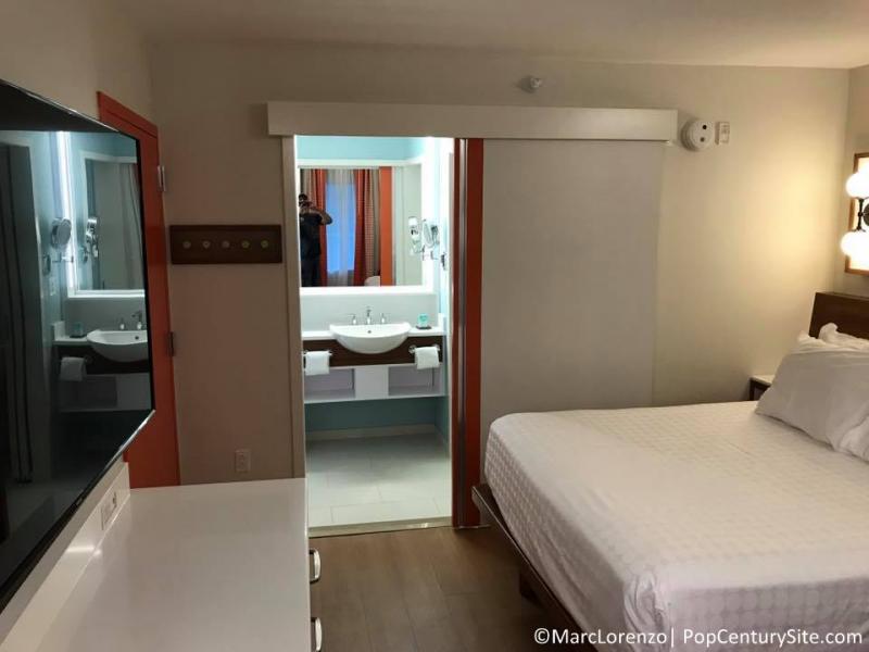 Bathroom with sliding door
